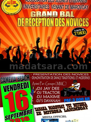 Grand bal de reception des novices - Camelia Beach