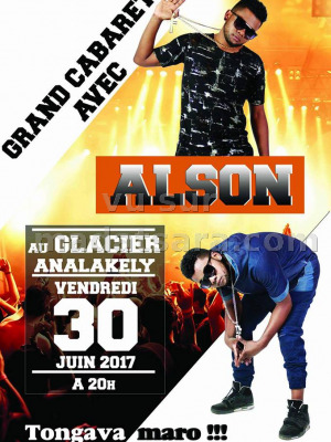 Grand cabaret avec Alson‍ - Le Glacier Analakely‍