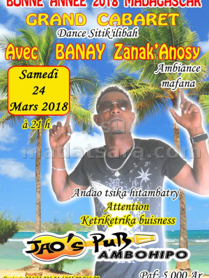 Grand cabaret avec Banay Zanak'Anosy