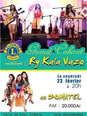 Grand cabaret avec RyKala Vazo Zomatel Hotel Fianarantsoa
