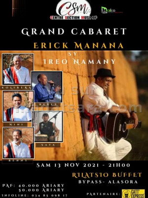 Grand cabaret Erick manana‍ sy ireo namany - Rilatsio Buffet Alasora By-Pass‍