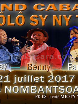 Grand cabaret "Vazo Lolo sy ny tariny‍ " avec Sammy‍ , Fara kely‍ , Benny‍ , Sefo Nonoh‍ & Bebey‍ - Espace Nombantsoa By-Pass‍