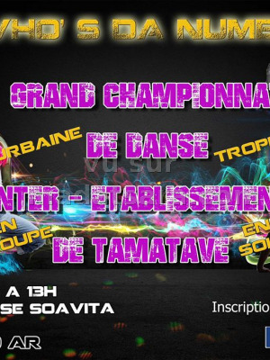 Grand championnat de dnnse inter-etablissements de Tamatave - Gymnase Soavita