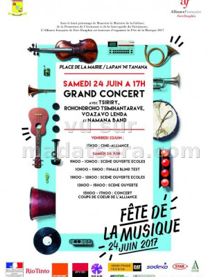 Grand concert avec Tsiriry‍ , Rohondroho Tsimihantarave, Voazavo Lenda‍ & Namana Band - AF - Fort-Dauphin‍