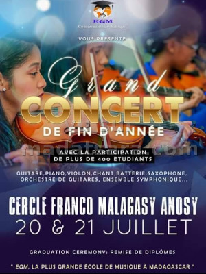 Grand concert de fin d'année - CFM - Cercle Franco-Malgache‍