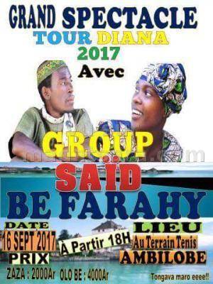 Grand spectacle Group Said Terrain de tennis Ambilobe