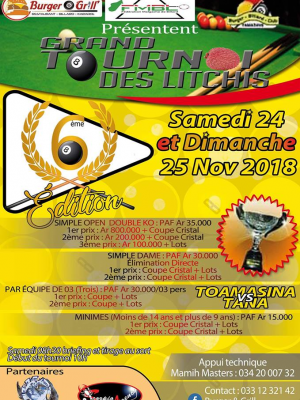 Grand tournoi des litchis - 6è éditio