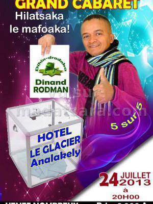Grand Cabaret avec Dinand Rodman au Glacier Analakely
Quelques vidéos de Dinand Rodman
[videos ar