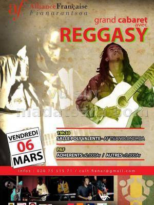 Grand cabaret avec Reggasy à l'Alliance Française de Fianarantsoa Salle Polyvalente