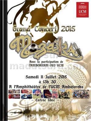 Grand concert 2015 Mozaika avec la participation de l'Amboaram-peo UCM à l'Amphithéâtre UCM Ambatoroka