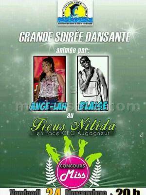 Grande soirée dansante au Ficus Nitida - Toamasina - Madagasikara animée par Ange-lah & Blaise