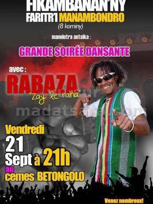 Grande soirée dansante Rabaza Cercle Mess de Betongolo