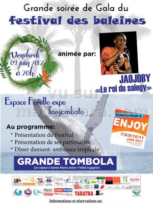 Grande soirée de Gala du festival des baleines animée par Jaojoby‍ - Forello Expo Tanjombato‍