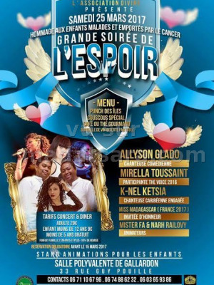 Grande soirée l'espoir Salle polyvalente de Gallardon‍