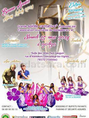 Grande soirée caritative organisée par l'Association Lumières de Madagascar aux Yvelines