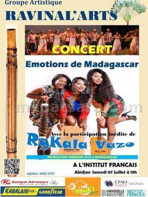 Groupe Artistique Ravinal'Arts et RyKala Vazo & Groupe Ravinal'Arts en concert IFM - Institut Français de Madagascar