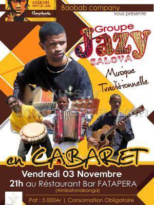 Groupe Jazzy Salova en cabaret Fatapera Antaninarenina