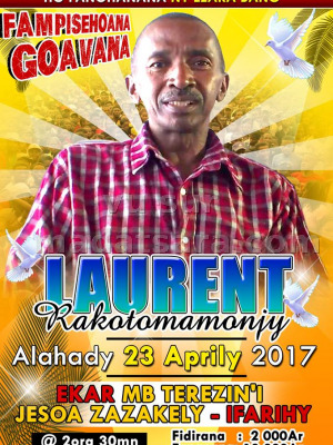 Groupe laurent rakotomamonjy‍ fampisehoana goavana - Ekar Mb Terezin'i Jesoa Zazakely Ifarihy