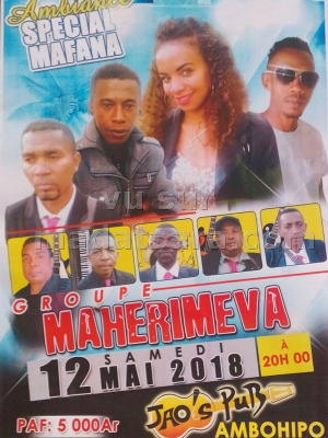 Groupe Maherimeva‍ en concert au JAO'S PUB‍ ‍