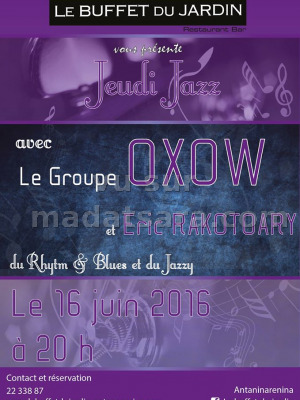 Groupe Oxow & Eric Rakotoary - Jeudi Jazz au Buffet du Jardin