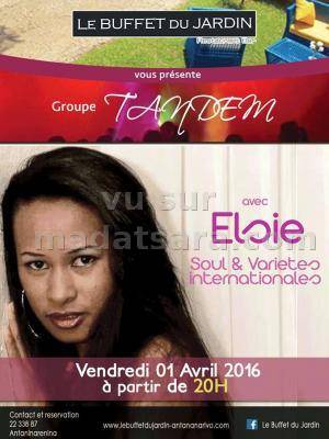 Groupe Tandem avec Elsie Soul & variétés internationales au Buffet du Jardin Antaninarenina