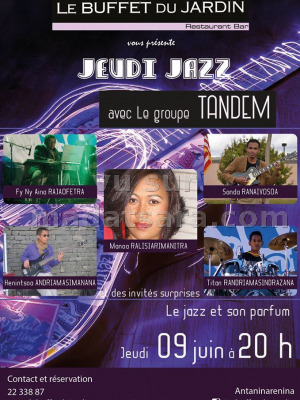 Groupe Tandem - jeudi Jazz  - Le Buffet du Jardin
