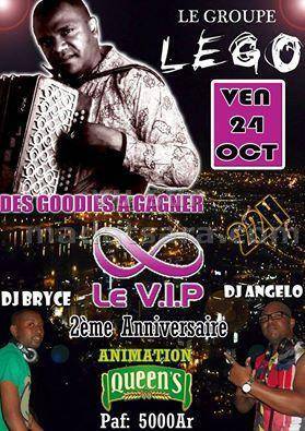 Le v.i.p discothèque tamatave organise une grande soirée d'anniversaire pour ses 2 ans d'ouverture