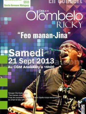 Groupe Olombelo Ricky Feo Mananjina au CGM Analakely