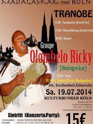 Groupe Olombelo Ricky Konzert &amp; Party Kulturbunker Köln