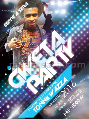 Gweta Party avec Tonnii Wazza - Serre à Sera