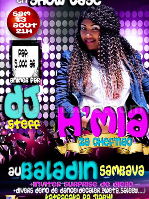 H'Mia en show case au Baladin Sambava