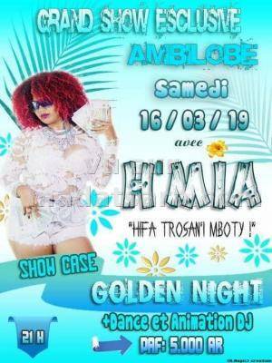 H'Mia en show case Golden Night Ambilobe