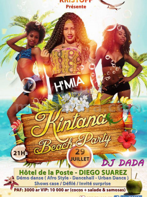H'Mia - Kintana Beach Party  - Hôtel de la Poste Diégo Suarez