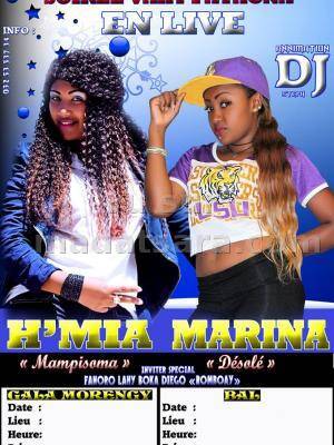 H'Mia & Marina - Soirée Vaky Fatagna en live - Andrafia Lava