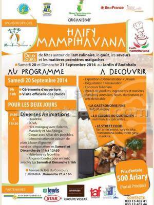 Deux jours de fêtes autour de l'Art culinaire, le goût des saveurs et les matières premières mal