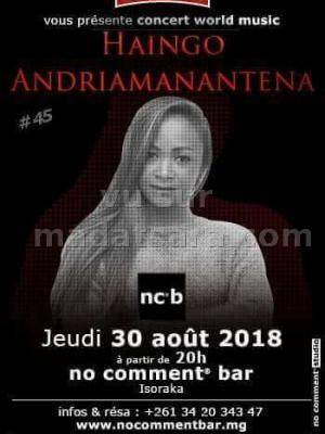 Haingo Andriamanantena en concert No Comment Bar Isoraka