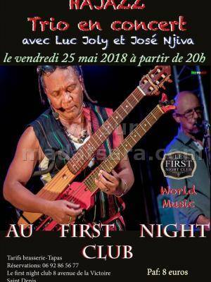 Hajazz trio en concert First Night Club Saint-Denis