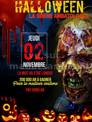 Halloween La Sirene Ambatoloaka‍