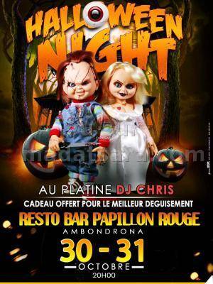 Halloween night Papillon Rouge Ambondrona