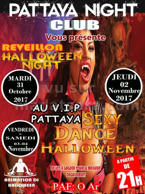 Halloween night réveillon au Night Club Pattaya Toamasina‍