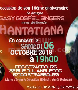 Hantatiana‍ en concert Église Évangélique Baptiste de Strasbourg - EBS‍