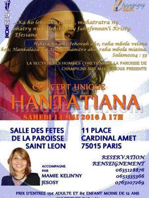 Hantatiana en concert Salle des fêtes de la paroisse Saint-Léon