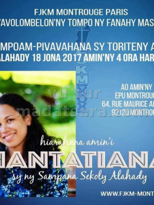 Hantatiana‍ - fanompoam-pivavahana sy toriteny an-kira - Epu Montrouge