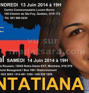 Hantatiana en concert au Centre Communautaire Roussin à Montréal