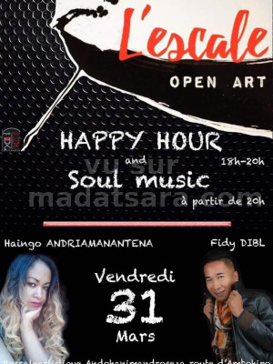 Happy hour and soul music - Escale Artistique Ambohipo‍ avec Haingo Andriamanantena‍ & Fidy‍