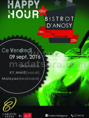 Happy hour au Bistrot d'Anosy avec Jai, Ky.Mmie & Maloyax -