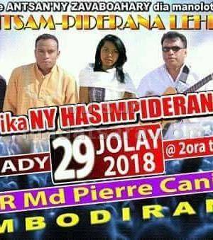 Hasimpiderana Ekar Md Pierre Canisius Ambodirano Antsam-piderana lehibe