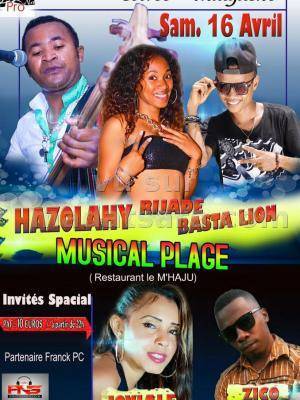 Hazolahy, Rijade et Basta Lion - Soirée malgache musical Plage Restaurant Le M'HAJU