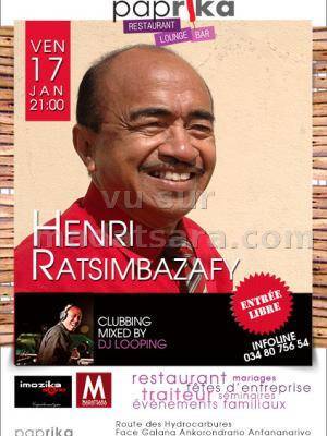 Henri Ratsimbazafy au Paprika