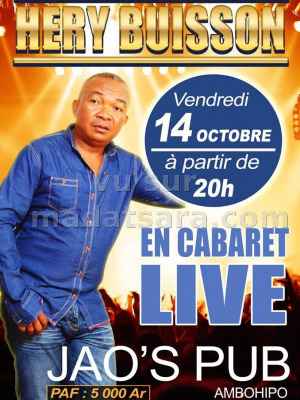 Hery Buisson‍ en cabaret live au JAO'S PUB‍